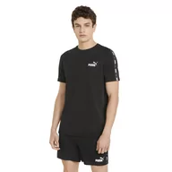 Koszulki męskie - Puma Koszulka Męska T-Shirt Ess Tape Tee Black 847382 01 Xl - miniaturka - grafika 1