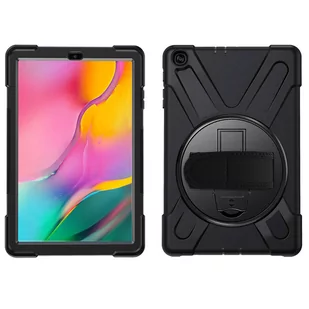 Etui do Galaxy Tab A 10.1 2019 Hybrydowy obrotowy uchwyt Podpórka podpórka Czarny - Etui do tabletów - miniaturka - grafika 1