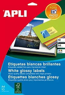 APLI 2923 etykiety fotograficzne, 99,1 x 34,0 mm, 10 arkuszy - Etykiety do drukarek - miniaturka - grafika 1