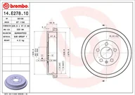 Bębny hamulcowe - Bęben hamulcowy Brembo 14.E278.10 - miniaturka - grafika 1