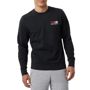 Bluza New Balance MT23903BK - czarna - Bluzy sportowe męskie - miniaturka - grafika 1