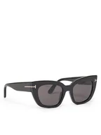 Okulary przeciwsłoneczne - Tom Ford Okulary przeciwsłoneczne FT1190 01A Czarny - miniaturka - grafika 1