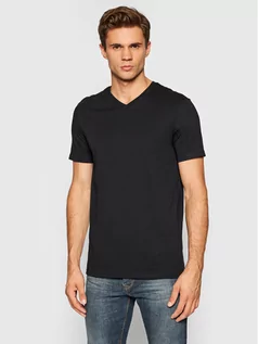 Koszulki męskie - Benetton United Colors Of T-Shirt 3U53J4231 Czarny Regular Fit - grafika 1
