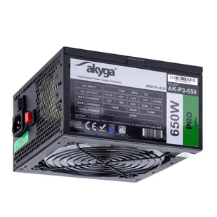 Akyga Zasilacz PRO AK-P3-650 (650 W; Pasywne; 120 mm) 2_195363 - Zasilacze awaryjne UPS - miniaturka - grafika 2