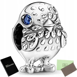 CHARMS SREBRO WRÓBEL PTAK BIRD ZAWIESZKA BEADS 925 - Bransoletki - miniaturka - grafika 1