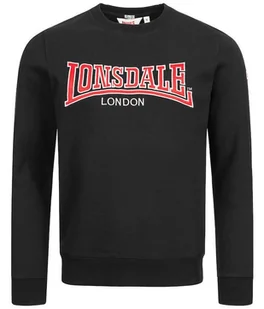 Bluza LONSDALE BERGER czarna prosta-XXL - Bluzy męskie - miniaturka - grafika 1