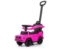 Jeździki dla dzieci - Milly Mally Pojazd z rączką MERCEDES G350d Pink 3692 - miniaturka - grafika 1