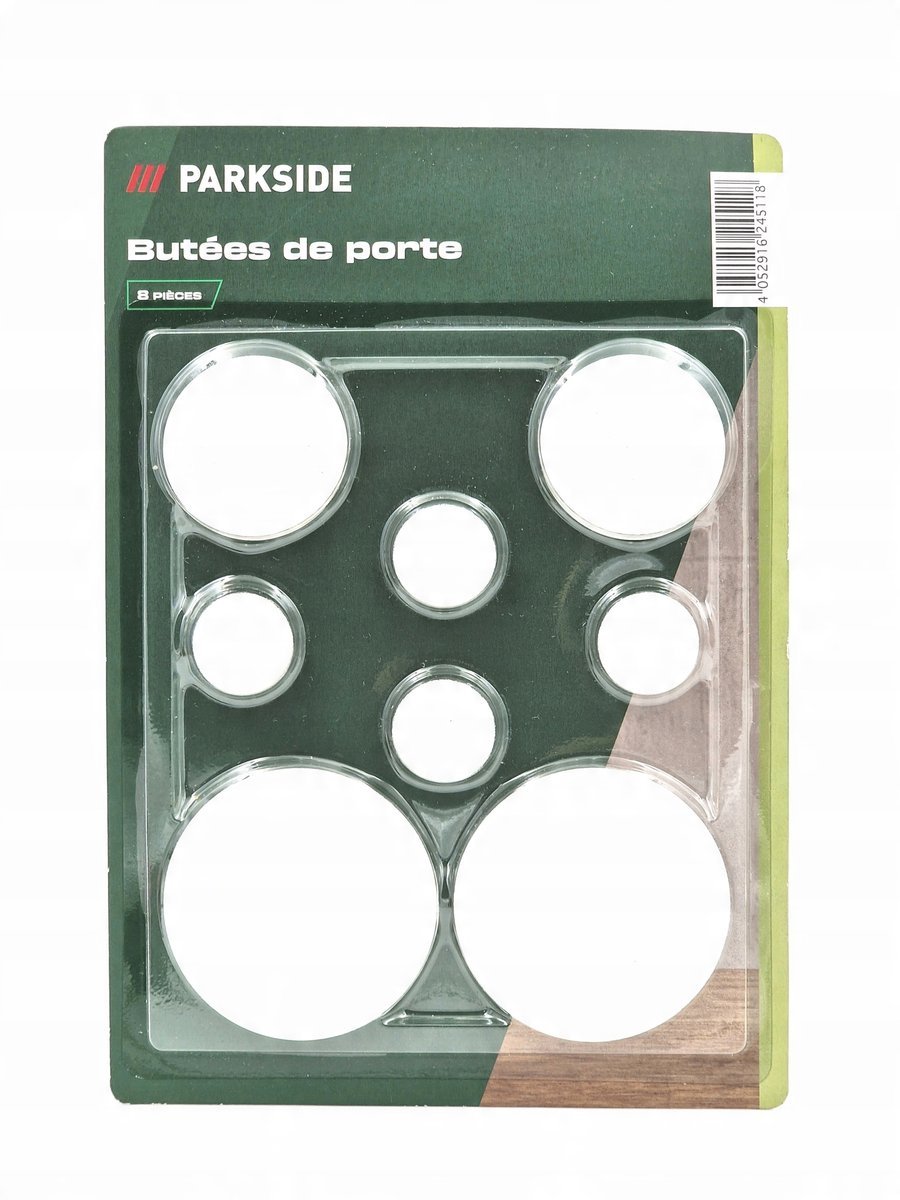 Stopery do drzwi 8 szt. Parkside samoprzylepne do ściany mebli