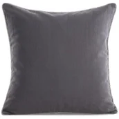 Poszewki na poduszki - Poszewka 43 x 43 Dekoracyjna Len 22D Stalowy - miniaturka - grafika 1