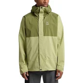 Kurtki męskie - Haglöfs 606050_4WY KOYAL PROOF Męska kurtka THYME GREEN/OLIVE Green, rozmiar S - miniaturka - grafika 1