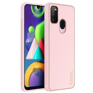 Dux Ducis Yolo eleganckie etui pokrowiec ze skóry ekologicznej Samsung Galaxy M30s różowy - Etui i futerały do telefonów - miniaturka - grafika 3