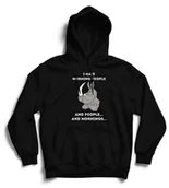 Gadżety dla niej i dla niego - Bluza z kapturem I Hate Mornings - miniaturka - grafika 1