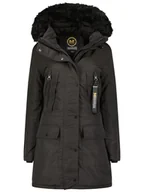 Kurtki damskie - Maison Montaigne Parka "Cormai" w kolorze czarnym - miniaturka - grafika 1