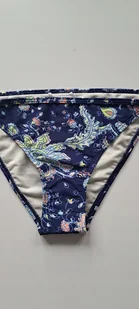 Dół od stroju kąpielowego bikini strój kwiaty wiązanie niebieski ROXY r. S - Stroje kąpielowe - miniaturka - grafika 1
