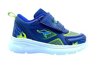 Buty dla dziewczynek - KangaROOS K-IQ Flint V Sneaker, dk Navy/Lime, 27 EU, Dk Navy Lime, 27 EU - grafika 1