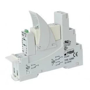 relpol Przekaźnik Interfejsowy PI84-012DC-M41G-MS-2012 862577 862189 - Sterowniki i przekaźniki - miniaturka - grafika 1