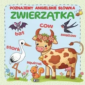 Książki obcojęzyczne do nauki języków - Poznajemy angielskie słówka Zwierzątka - miniaturka - grafika 1