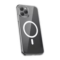 Etui i futerały do telefonów - Etui ochronne Baseus Magnetic Crystal Clear do iPhone 11 Pro Max (transparentne) + szkło hartowane + zestaw czyszczący - miniaturka - grafika 1