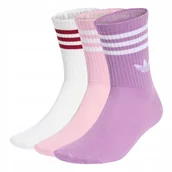 Skarpetki damskie - ADIDAS ORIGINALS SKARPETKI DO ŁYDKI 3 PARY KT1691 R. 34-36 - miniaturka - grafika 1