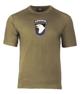 Mil-Tec T-Shirt „101st Airborne Division” Oliwkowy - XL - Koszulki męskie - miniaturka - grafika 1