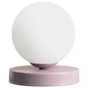 Szklana lampka biurkowa Ball Table 1076B13_S fioletowa - Lampy stojące - miniaturka - grafika 1