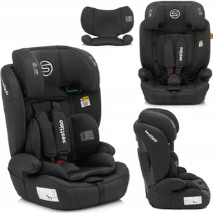 FOTELIK SAMOCHODOWY SESTTINO ROCKER PRO BLACK I-SIZE 76-150 CM 9-36 KG - Foteliki samochodowe - miniaturka - grafika 1