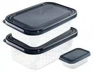 Pojemniki kuchenne - Branq - 3X Pojemnik Na Żywność - Plastikowy - Ori Square - miniaturka - grafika 1
