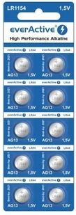 EverActive Pozostali bateria x10 szt. alkaliczna mini G13 LR1154 LR44 - Baterie i akcesoria - miniaturka - grafika 2