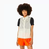 Pozostały sprzęt i akcesoria do ćwiczeń - Bezrękawnik damski ASICS Metarun Packable Gilet birch - miniaturka - grafika 1