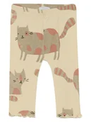 Spodenki dla niemowląt - Noppies Legginsy "Tullytown" w kolorze beżowym - miniaturka - grafika 1