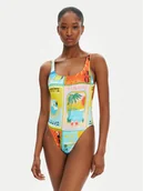 Stroje kąpielowe - Roxy Strój kąpielowy Atlas ERJX103722 Kolorowy - miniaturka - grafika 1