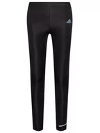 Spodnie sportowe męskie - Adidas Legginsy Own The Run ED9288 Czarny Slim Fit - miniaturka - grafika 1