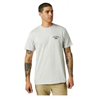 Koszulki męskie - T-SHIRT FOX AT BAY PREMIUM LIGHT GREY - miniaturka - grafika 1