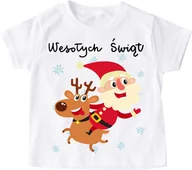 Koszulki dla dziewczynek - Koszulka dla dziecka świąteczna mikolajki31 - miniaturka - grafika 1