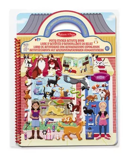 Melissa Naklejki Wielorazowe Wypukłe Zwierzęta 115 - Zabawki kreatywne - miniaturka - grafika 1