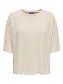 Koszulki i topy damskie - ONLY Koszulka w kolorze beżowym - miniaturka - grafika 1