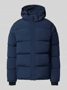 Kurtka pikowana o kroju regular fit z odpinanym kapturem model ‘JOBIAS’ - Kurtki męskie - miniaturka - grafika 1
