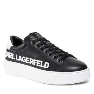 Sneakersy damskie - Sneakersy KARL LAGERFELD - KL52225 Black/White - grafika 1