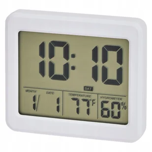 Domowa Stacja Pogodowa Termometr Wewnętrzny Higrometr Pomiar Wilgoci Data - Stacje pogodowe Domowa Stacja Pogodowa Termometr Wewnętrzny Higrometr Pomiar Wilgoci Data - Stacje pogodowe - miniaturka - grafika 1