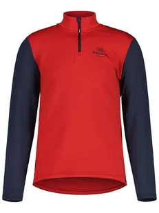 Maloja Bluza polarowa "CesarM" w kolorze czerwonym - Odzież trekkingowa męska - miniaturka - grafika 1