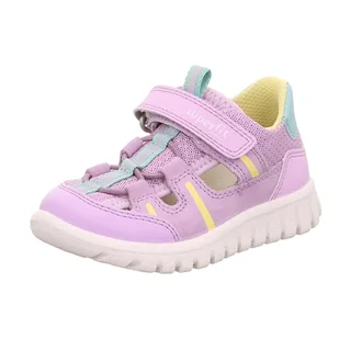 Superfit Dziewczęce Sport7 Mini Sneakersy, Fioletowy, żółty 8500, 35 EU - Buty dla dziewczynek - miniaturka - grafika 1
