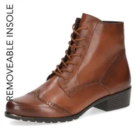 Botki damskie - Wygodne botki brązowe Kelli [25111-43-303] [Rozmiar: 39] - miniaturka - grafika 1