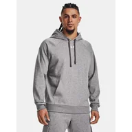 Bluzy sportowe męskie - Bluza fitness męska UNDER ARMOUR Rival Fleece Hoodie z kapturem - miniaturka - grafika 1