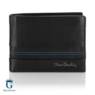 Skórzany portfel męski z przeszyciami Pierre Cardin TILAK97 8806 - Portfele - miniaturka - grafika 2