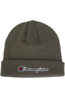 Czapki damskie - Czapka unisex Champion Beanie khaki - miniaturka - grafika 1