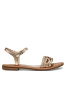 Sandały damskie - Geox Sandały D Sozy S D55LXA 000KY C2012 Złoty - miniaturka - grafika 1