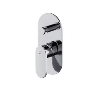 Cersanit Crea bateria wannowo-prysznicowa podtynkowa chrom S951-305 S951-305 - Baterie wannowe i prysznicowe - miniaturka - grafika 1