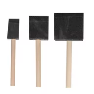 Decoupage - Pędzle Gąbkowe Płaskie Zestaw 3 Szt Do Tapowania Do Szablonów Gąbeczki - miniaturka - grafika 1