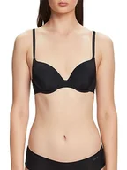 Biustonosze - ESPRIT Damski biustonosz Micro W. Logo RCS Sexy.pad, czarny, 80E - miniaturka - grafika 1