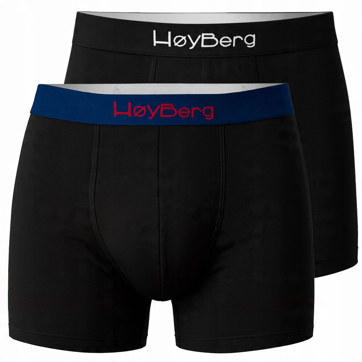 HøyBerg - Scandinavian Style Bokserki Męskie 2 sztuki Zestaw Bawełna L